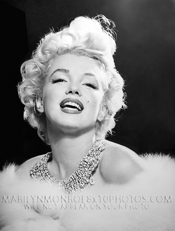 MARILYN MONROE DIAMONDSandFUR BEAUTY(1) RARE 8x10 PHOTO