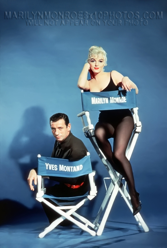 MARILYN MONROE DIRECTORS CHAIRS Wyves (1) RARE 8x10 PHOTO