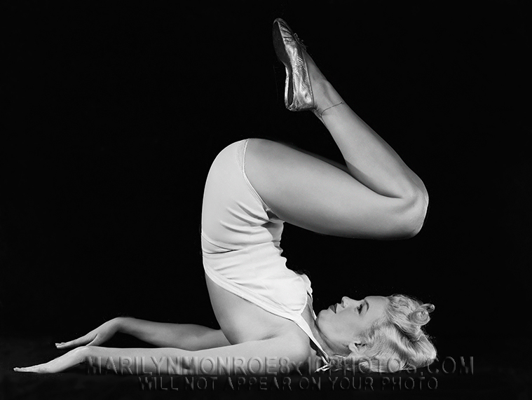 MARILYN MONROE EXERCISED BEAUTY (3) RARE 8x10 PHOTOS
