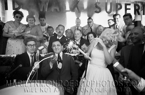 MARILYN MONROE FIREWORKS EVENT (3) RARE 8x10 PHOTOS