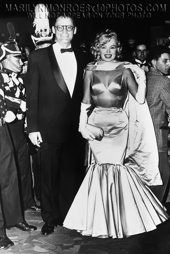 MARILYN MONROE GALA AFFAIR withARTHUR (2) RARE 8x10 PHOTOS