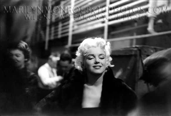 MARILYN MONROE GLASSES and FUR in NY (3) RARE 8x10 PHOTOS 