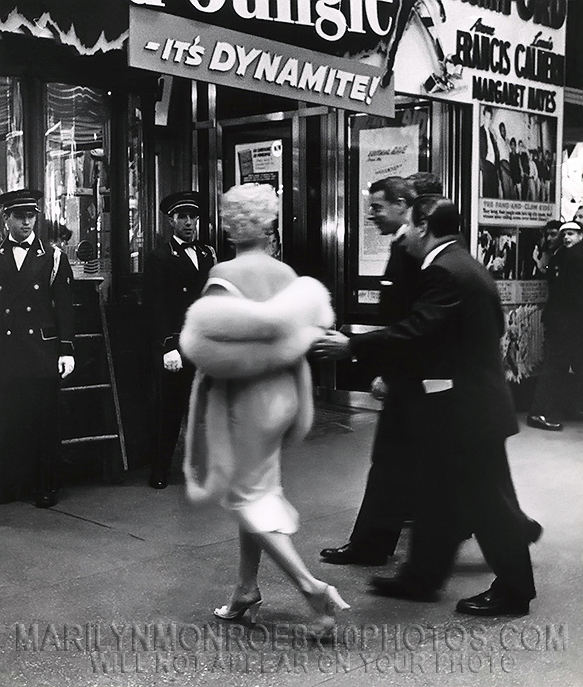 MARILYN MONROE GOING TO A SHOW withJOE(1) RARE 8x10 PHOTO