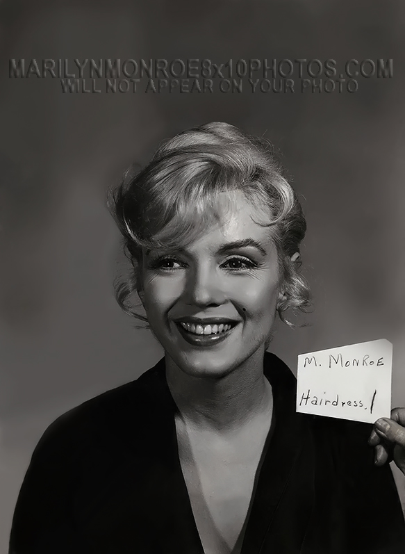 MARILYN MONROE HAIRandMAKEUP TEST (1) RARE 8x10 PHOTO