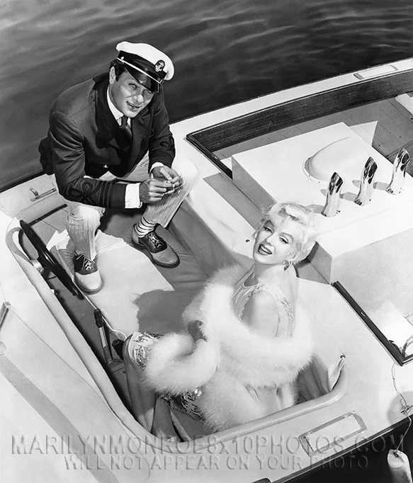 MARILYN MONROE KISSING TONY CURTIS (3) RARE 8x10 PHOTOS