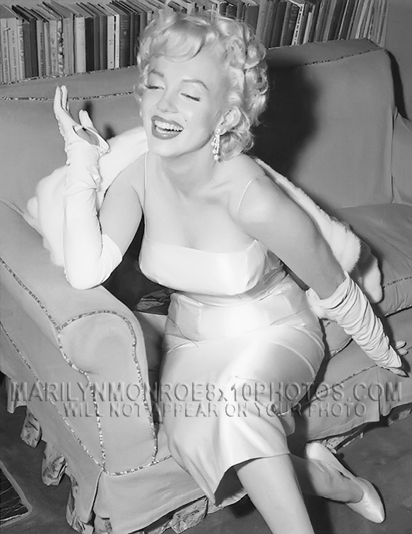 MARILYN MONROE LONGLOVES AT PARTY (3) RARE 8x10 PHOTOS 
