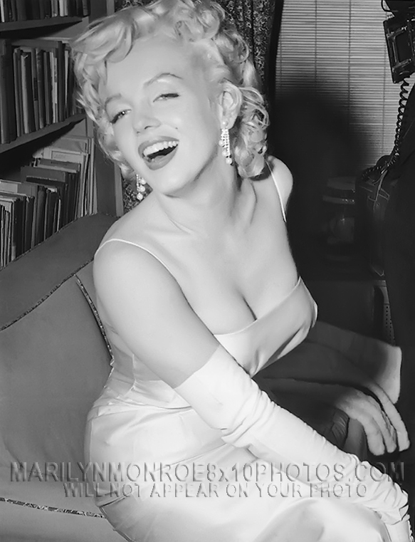 MARILYN MONROE LONGLOVES AT PARTY (3) RARE 8x10 PHOTOS