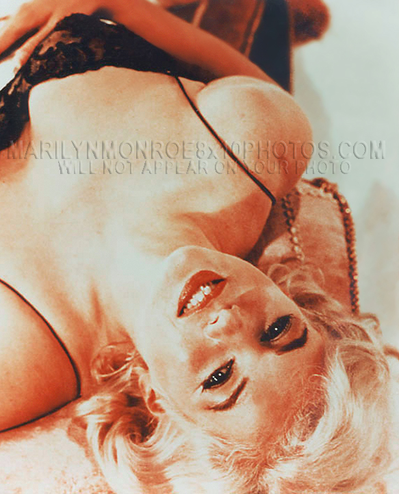 MARILYN MONROE LOOKiNG UP in LINGERIE (2) RARE 8x10 PHOTOS 