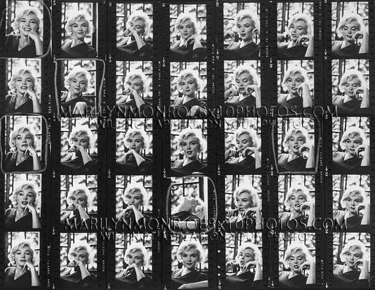 MARILYN MONROE LOST FILMROLL SHOTS (1) RARE 8x10 PHOTO