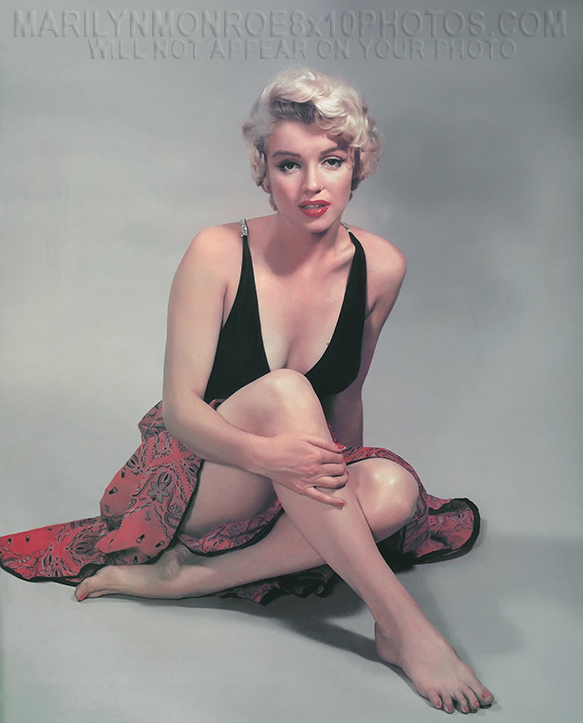 MARILYN MONROE LOST PHOTOSHOOT (3) RARE 8x10 PHOTOS