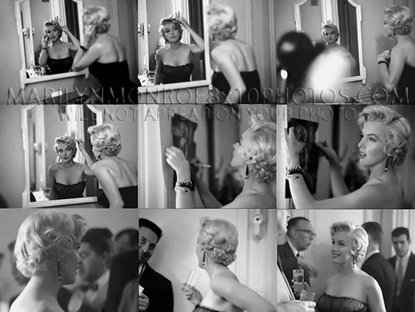 MARILYN MONROE Mirror Party Signing (1) RARE 8x10 PHOTO