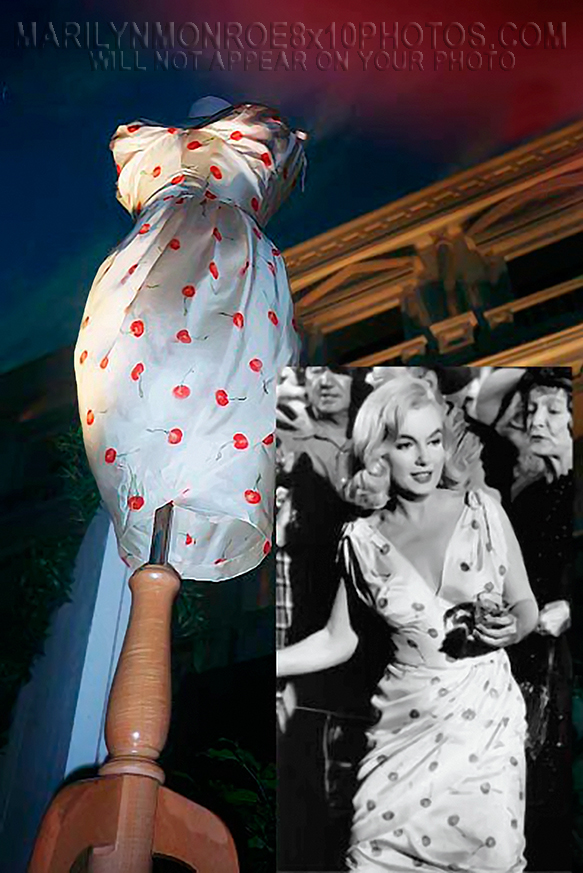 MARILYN MONROE MISFITS ACTUAL DRESS (3) RARE 8x10 PHOTOS