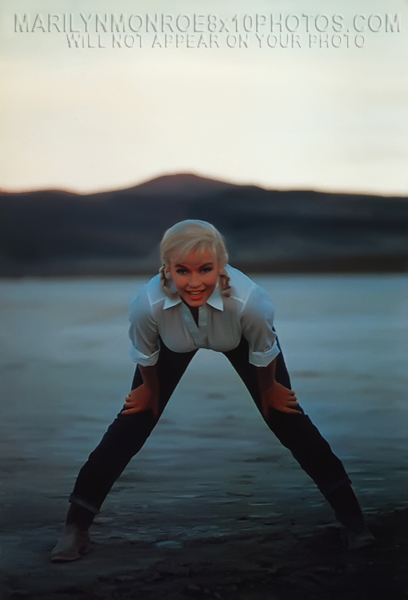 MARILYN MONROE MISFITS  OFFSET (3) RARE 8x10 PHOTOS