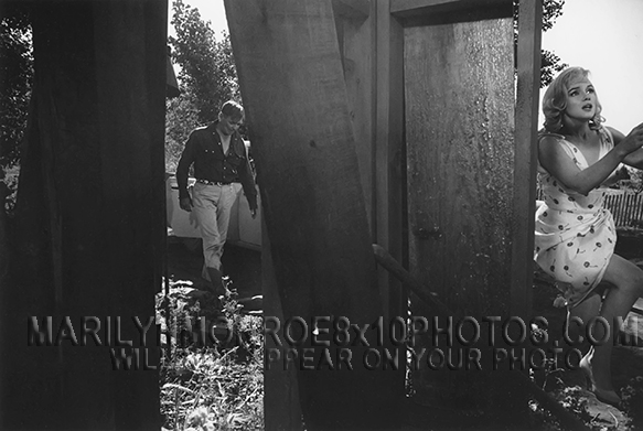 MARILYN MONROE MISFITS ON and OFFSET (3) RARE 8x10 PHOTOS