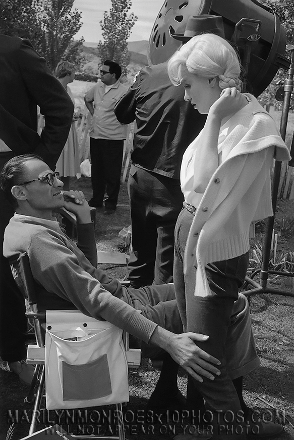 MARILYN MONROE MISFITS with Arthur (3) RARE 8x10 PHOTOS