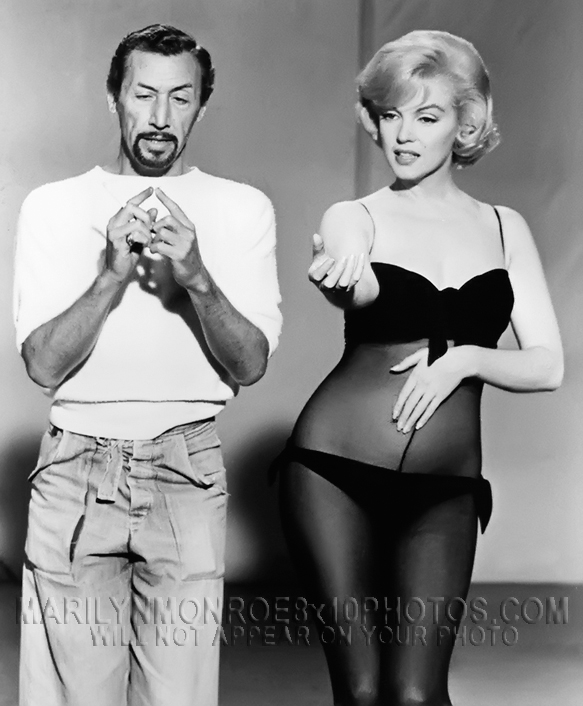 MARILYN MONROE MOVIE DANCE REHEARSALS (3) RARE 8x10 PHOTOS 