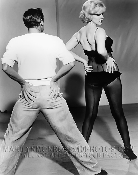 MARILYN MONROE MOVIE DANCE REHEARSALS (3) RARE 8x10 PHOTOS
