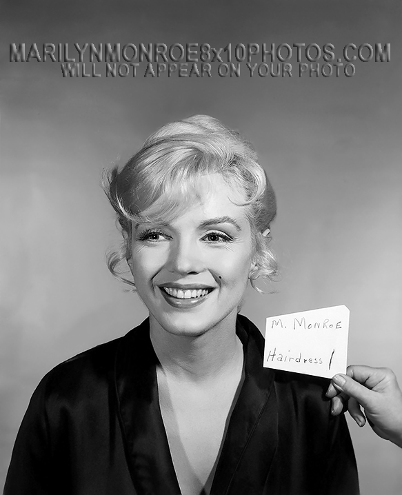 MARILYN MONROE MOVIE HAIR TEST SHOT (1) RARE 8x10 PHOTO