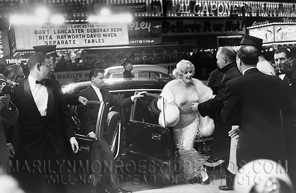 MARILYN MONROE MOVIE PREMIERE wARTHUR (3) RARE 8x10 PHOTOS