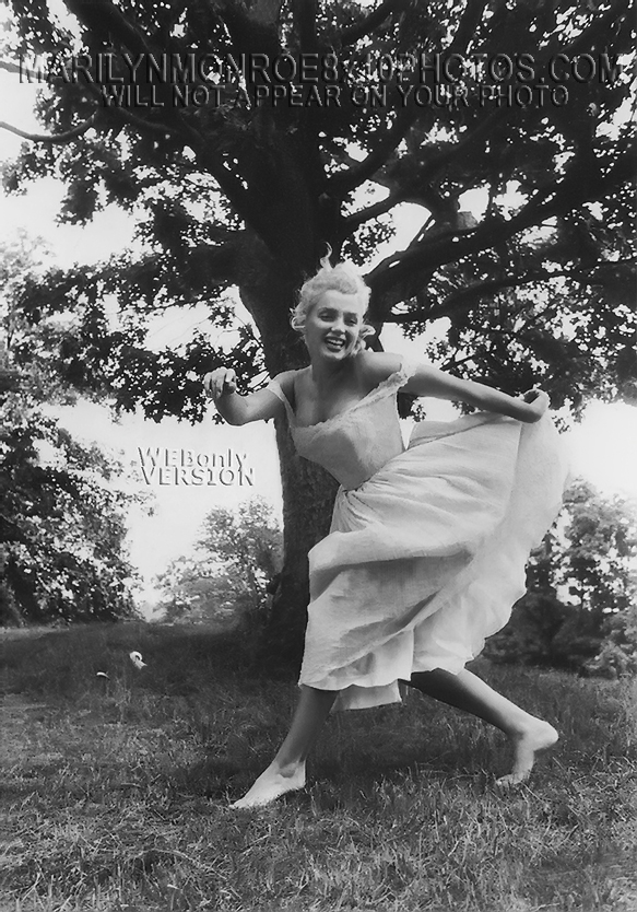 MARILYN MONROE NATURE LOVER  (3) RARE 8x10 PHOTOS 