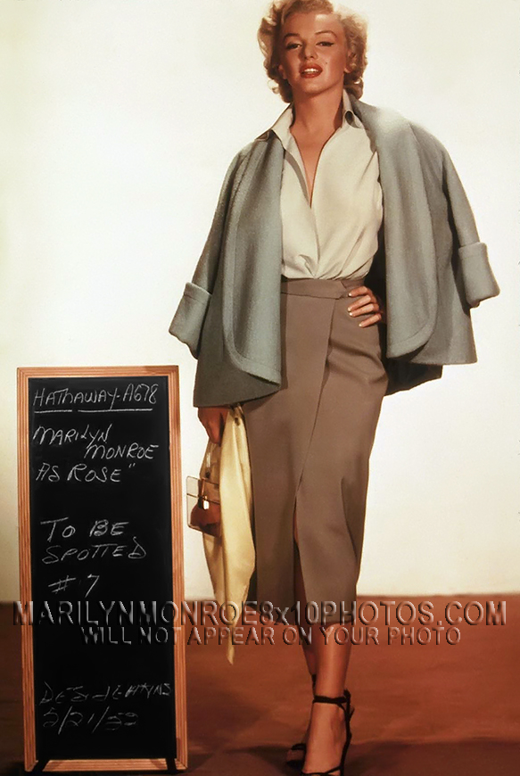 MARILYN MONROE NIAGARA WARDROBE TEST (1) RARE 8x10 PHOTO