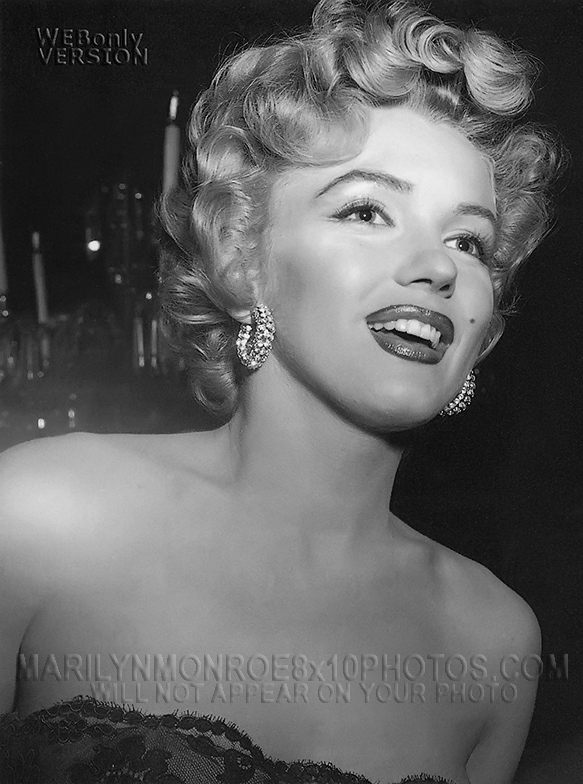 MARILYN MONROE NIGHT OUT IN STRAPLESS(1) RARE 8x10 PHOTO