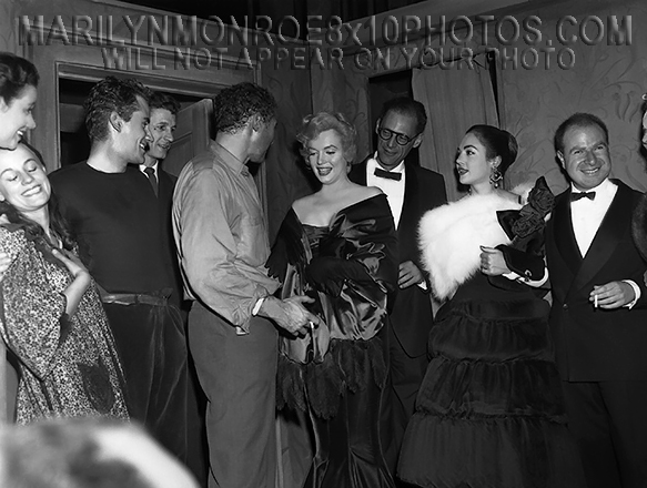 MARILYN MONROE NIGHT OUT with ARTHUR (1) RARE 8x10 PHOTO