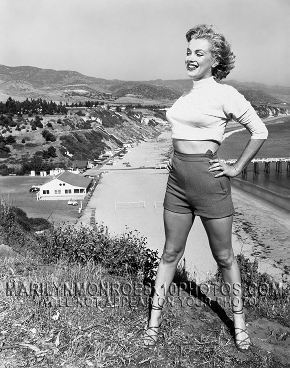 MARILYN MONROE OCEAN FRONT BEAUTY(1) RARE 8x10 PHOTO