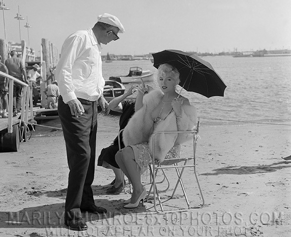 MARILYN MONROE OFFSET and INtheSHADE (4) RARE 8x10 PHOTOS