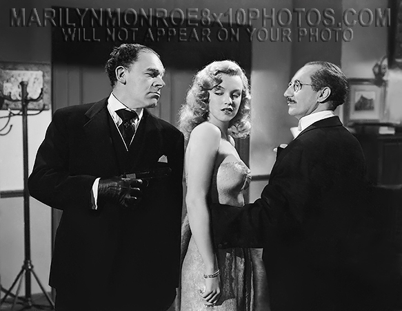 MARILYN MONROE ONSET with GROUCHO (2) RARE 8x10 PHOTOS 