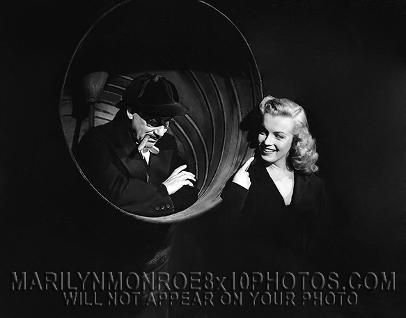 MARILYN MONROE ONSET with GROUCHO (2) RARE 8x10 PHOTOS