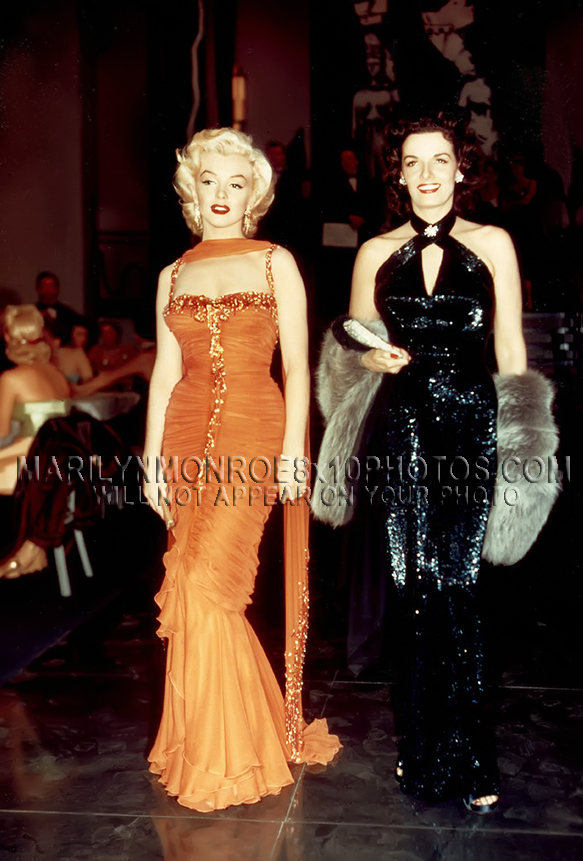 MARILYN MONROE ON THE TOWN wJRussell(1) RARE 8x10 PHOTO