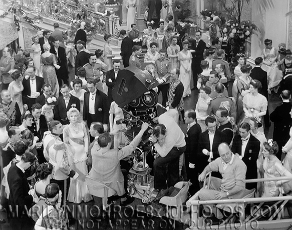 MARILYN MONROE PRINCE and SHOWGIRL  (3) RARE 8x10 PHOTOS 