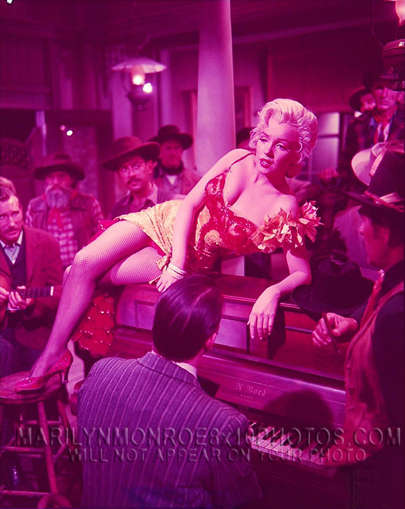 MARILYN MONROE RIVER OF NO RETURN (2) RARE 8x10 PHOTOS 