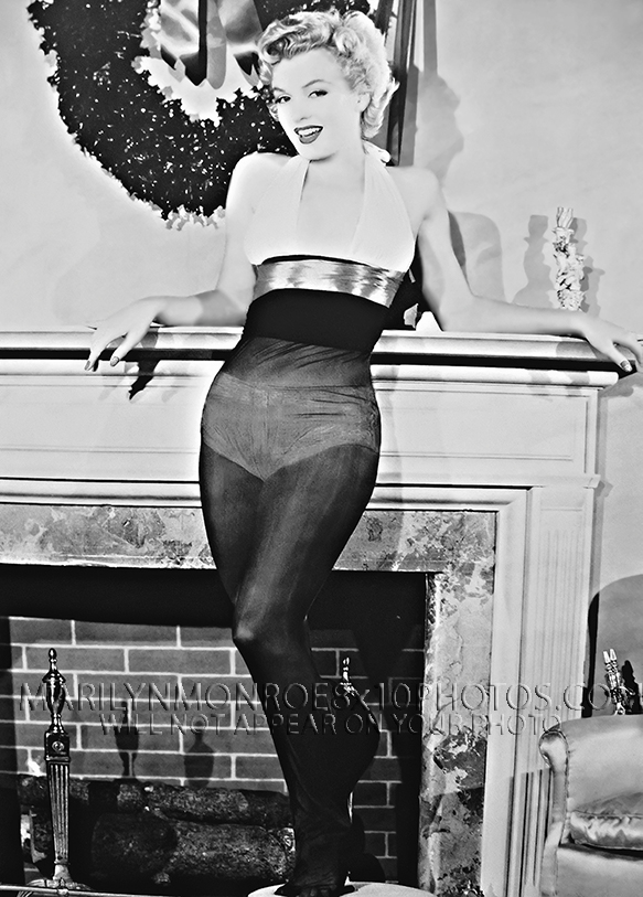 MARILYN MONROE SEETHRU PANTYHOSE (2) RARE 8x10 PHOTOS 