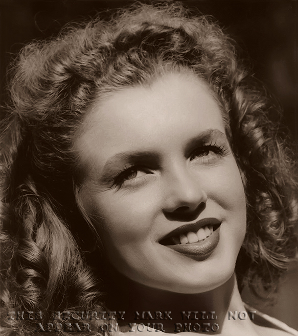 MARILYN MONROE AT AGE 16~SEPIA TONED BEAUTY (2) RAREST 8x10 PHOTOS