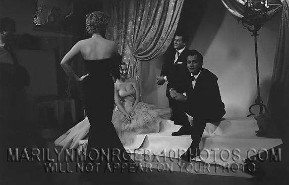 MARILYN MONROE SETBREAK with TONYC (3) RARE 8x10 PHOTOS
