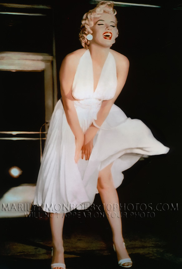 MARILYN MONROE SEVEN YEAR ITCH SUBWAY (3) RARE 8x10 PHOTOS 