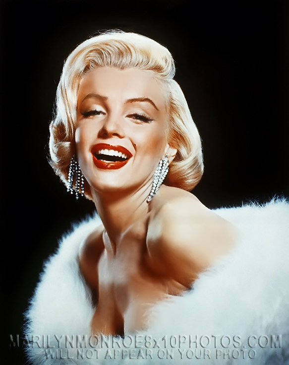 MARILYN MONROE SEXIESTwhiteFurPORTRAIT (3) RARE 8x10 PHOTOS
