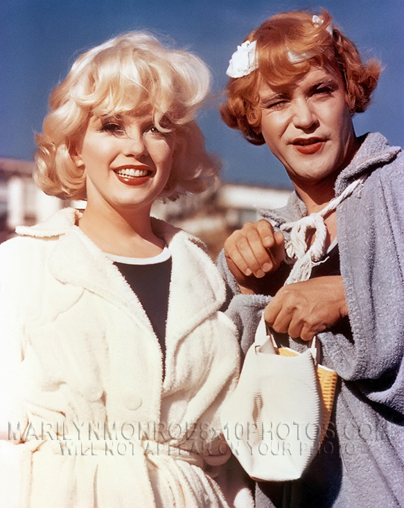 MARILYN MONROE SLIH with Jack Lemmon (3) RARE 8x10 PHOTOS 
