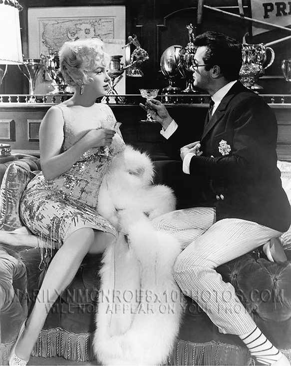 MARILYN MONROE SLIH with TonyCurtis (3) RARE 8x10 PHOTOS