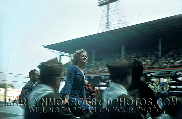 MARILYN MONROE SOCCERmatch BEAUTY (3) RARE 8x10 PHOTOS