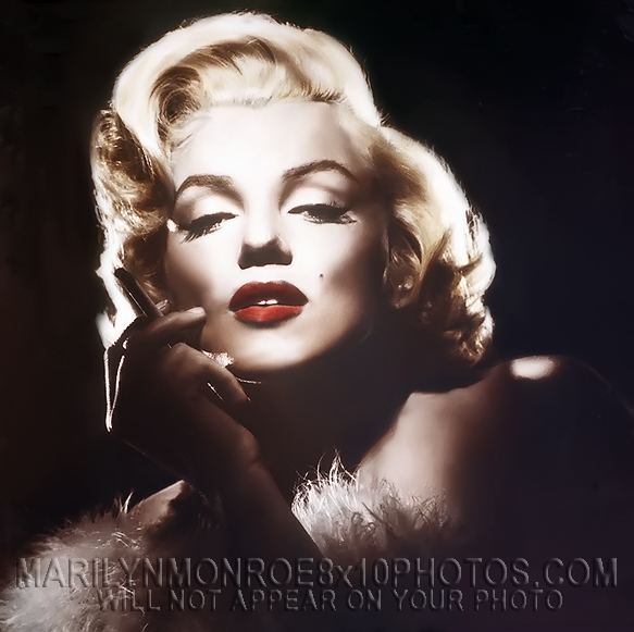 MARILYN MONROE SULTRY BEAUTY RED LIPS(1) RARE 8x10 PHOTO