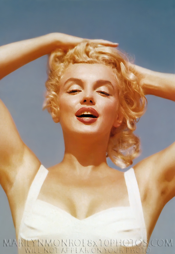 MARILYN MONROE SUNSHINE BEACH SHOOT (1) RARE 8x10 PHOTO