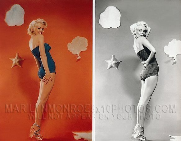 MARILYN MONROE SWIMSUIT CALENDERShoot (1) RARE 8x10 PHOTO