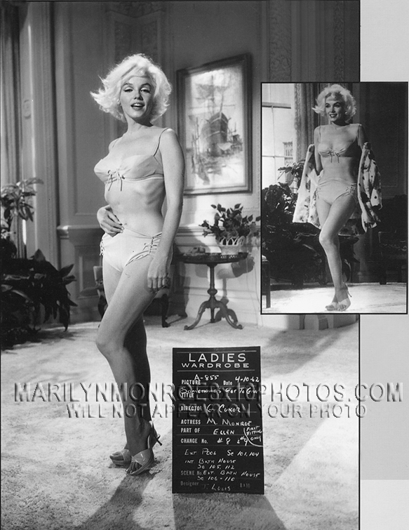 MARILYN MONROE SWiMSUIT TRYon TESTS (1) RARE 8x10 PHOTO