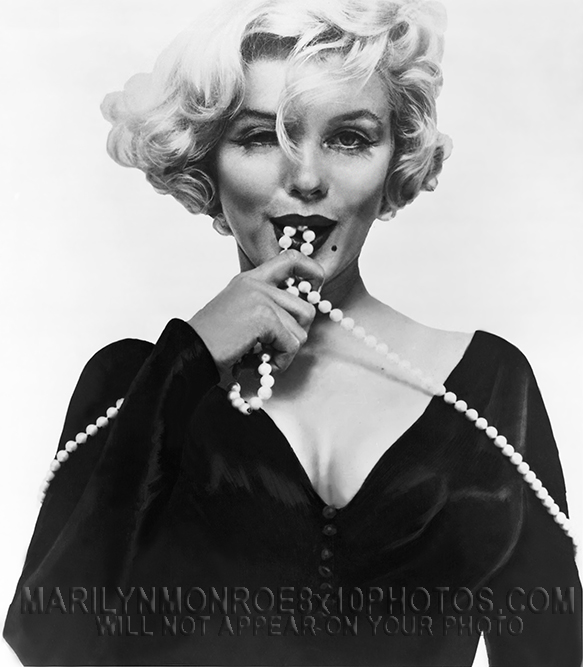 MARILYN MONROE The SEXIEST PEARLS (1) RARE 8x10 PHOTO