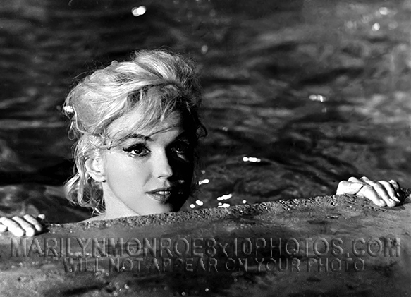 MARILYN MONROE Unseen NUDESWiM SHOOT (4) RARE 8x10 PHOTOS 