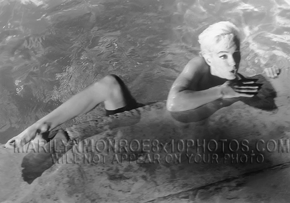MARILYN MONROE Unseen NUDESWiM SHOOT (4) RARE 8x10 PHOTOS