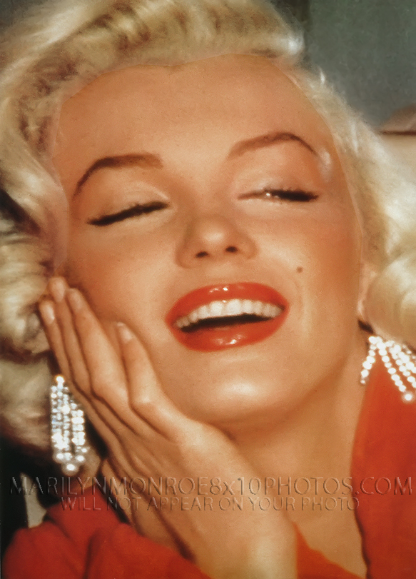MARILYN MONROE UPCLOSE HANDonCHEEK(1) RARE 8x10 PHOTO
